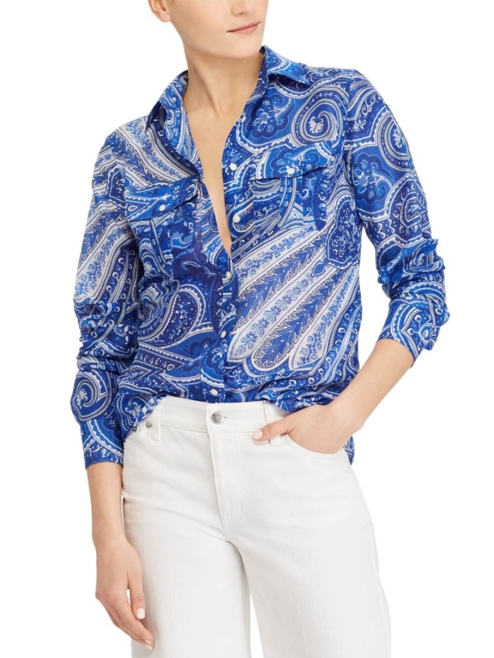 LAUREN Ralph Lauren | Paisley Lightweight Buttondown | EXCELLENT!